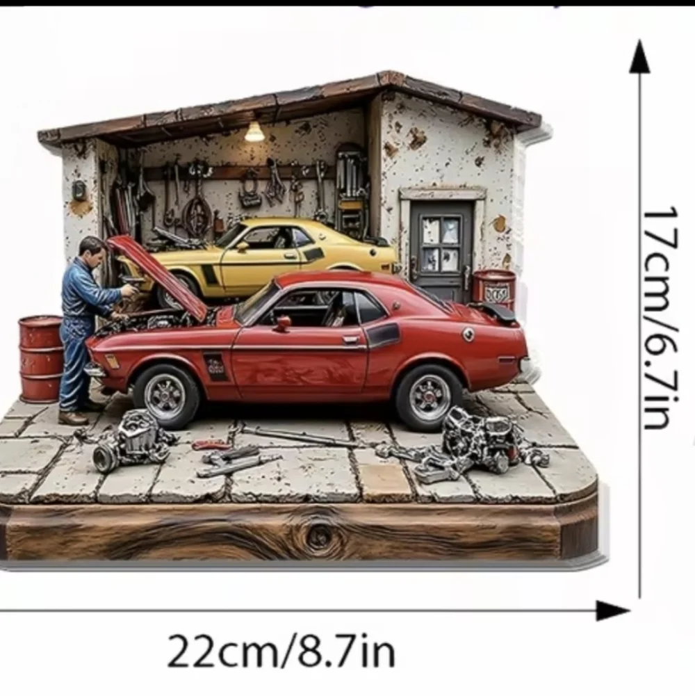 Classic Car Workshop Wall Hooks